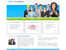 Tablet Screenshot of kashviconsultant.com